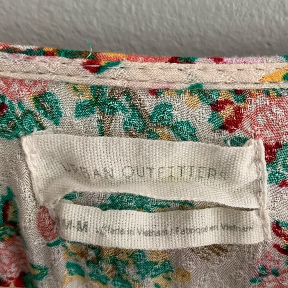 Urban Outfitters Joey Surplice Faux Wrap Midi Dress with Pockets - Picture 4 of 5